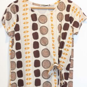 Camiseta estampado étnico lazo