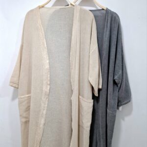 Chaqueta larga a juego conjunto Flor