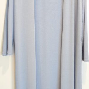 Chaqueta larga punto fino - Azul Turquesa